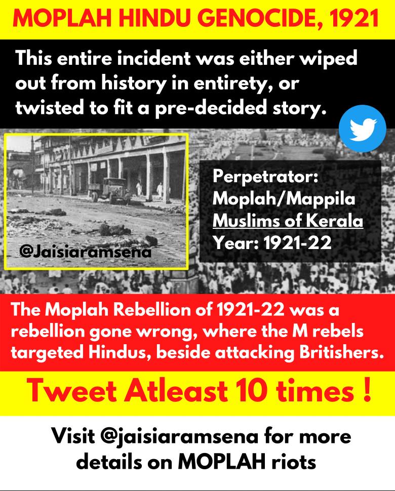 Jinesh_Choraria's tweet photo. Support these hashtags

#secretsofmoplah
#खिलाफत_की_डरावनी_सच्चाई https://t.co/7pQC0lUreV