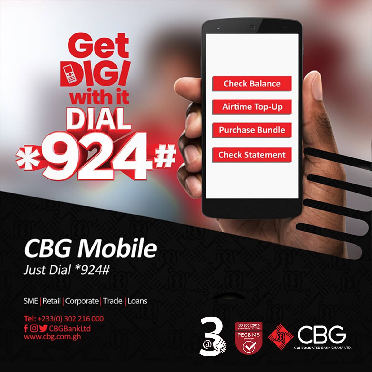 CBGBankLtd's tweet photo. Another wonderful weekend awaits us. It only gets more interesting with *924#.

#CBGMobile
#WeStandWithYou https://t.co/uMcrFilLCx