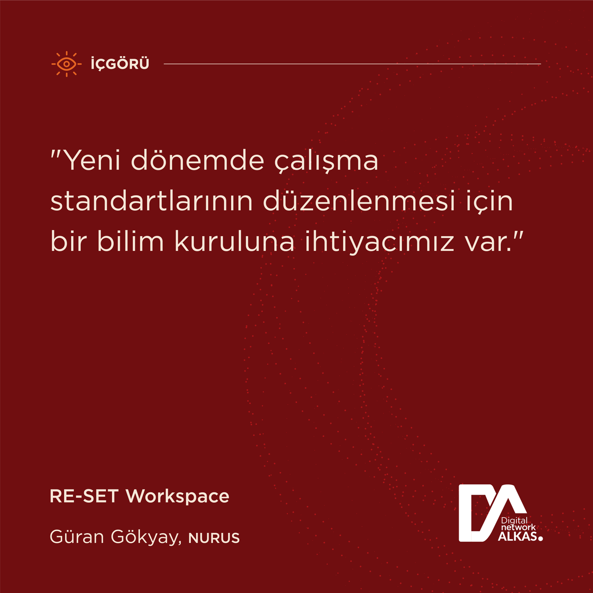 AlkasDigital's tweet photo. RE-SET Workspace etkiliğimizin Ofise Virüs Girdi. Peki Şimdi Ne Olacak? oturumuna katılan @NurusTR  YK Başkanı Gürhan Gökyay, insanların ofise döndüğünde ne ile karşılaşacaklarından bahsetti🚀 https://t.co/pJu4RMo13t