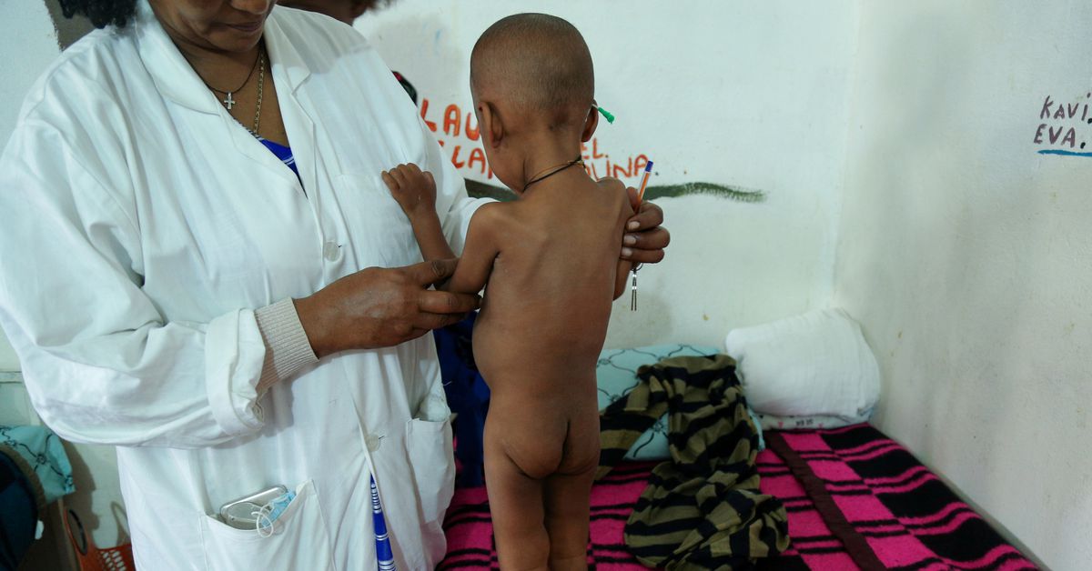 Reuters's tweet photo. U.S. aid chief says emergency food in Ethiopia's Tigray to run out this week https://t.co/a9V1UjPZX5 https://t.co/kOqNw3nzQU