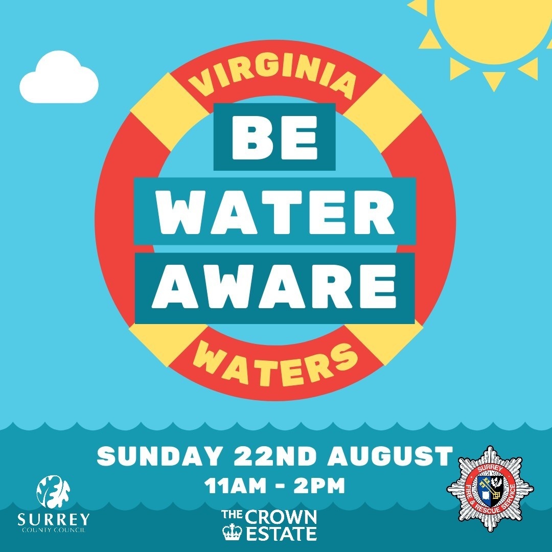 Join us this Sunday at Virginia Water for a Water Safety Event with live rescue demonstrations and first aid from @SurreyFRS, @RBFRSofficial, and more Be safe, #BeWaterAware @visitwindsor @VisitSurrey @MyRoyalBorough