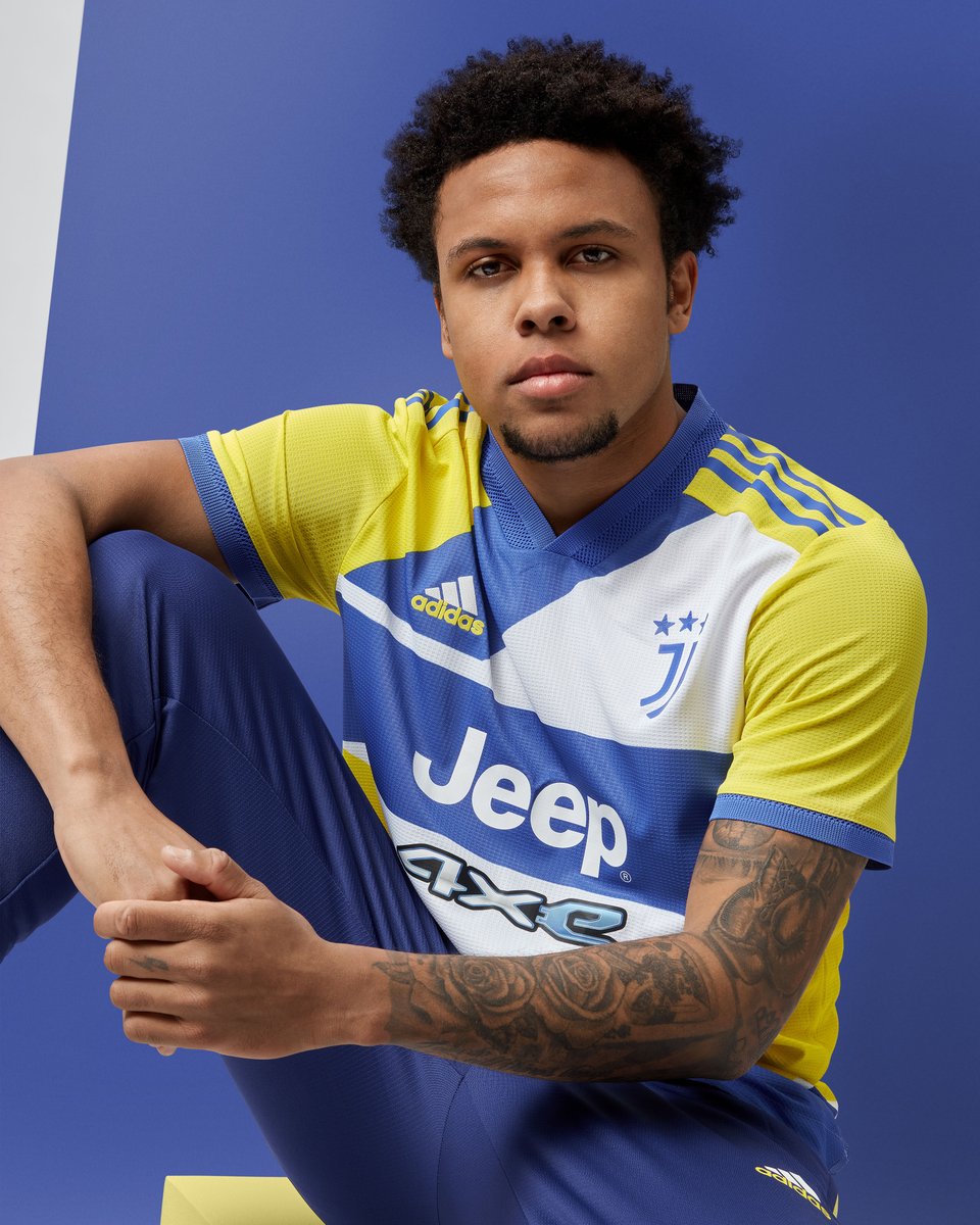 juventusfcen's tweet photo. You can find us everywhere.

🟡⚪️🔵 Get your hands on the new Juventus third shirt by @adidasfootball ahead of the new season! ➡️ https://t.co/zXqHUAYaXF

#createdwithadidas #LiveAhead https://t.co/3sMkGOCYoi