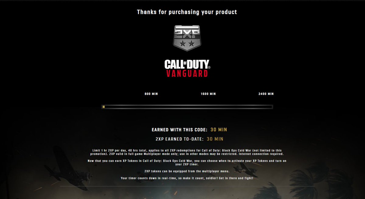 Waarfing's tweet image. Petit code plaisir ! Merci @Punkill @PunkillTV @CallofDutyFR