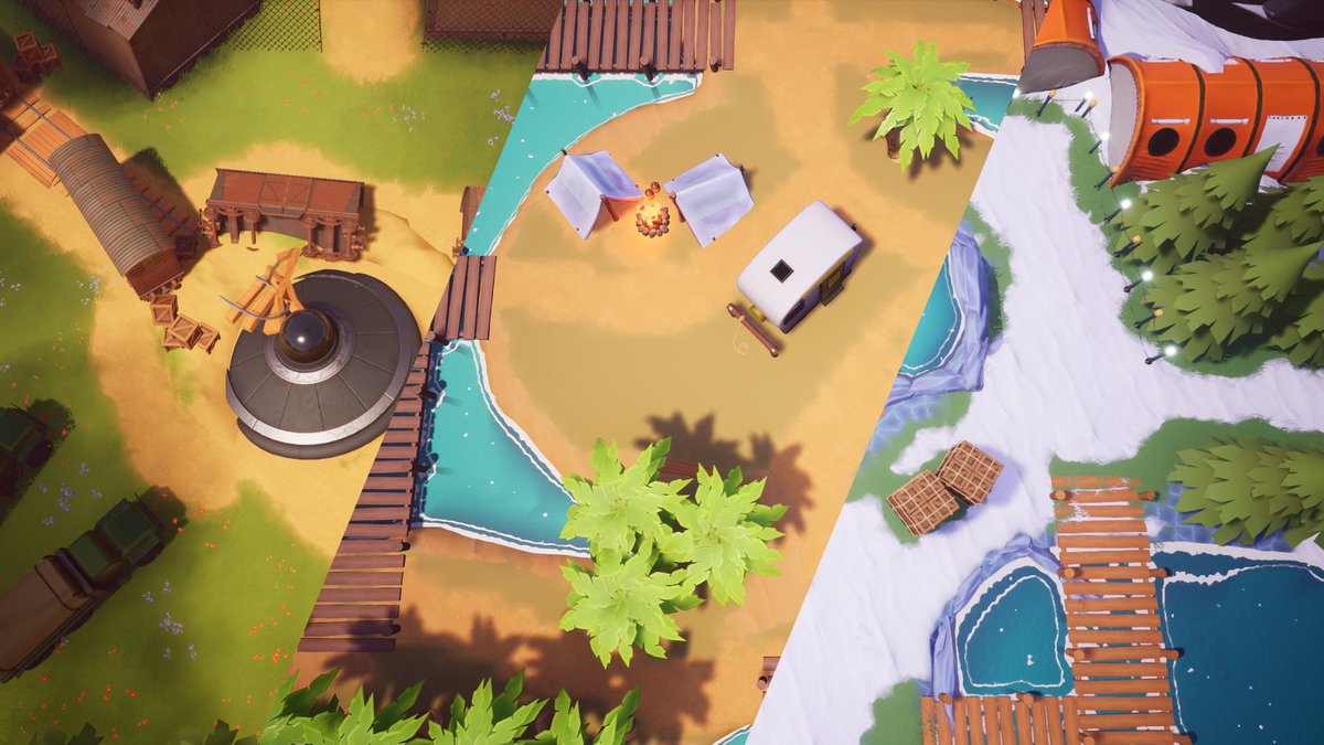 NotAGooseGames's tweet photo. With @CheftasticGame in full swing this #screenshotsaturday we're giving you a snippet of the 3 worlds we'll take you to!
#NotAGoose #CheftasticGame #Indiegamedev #Indiegame #indiegaming #madewithunreal https://t.co/ogEbVkj2q7
