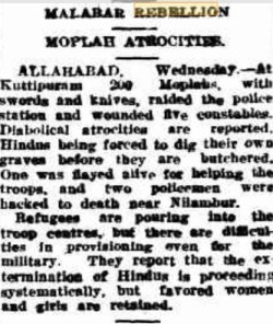 immortalruler10's tweet photo. Moplah genocide was one such in the south, where the hindus weren't even given chance to flee. more then 2 lakhs lifes were destroyed by this.

#खिलाफत_की_डरावनी_सच्चाई #secretsofmoplah #100yearsofmalabarhindugenocide 

Lakhs of innocent Hindus k*ll€d , r@p€d &amp; Butchered   . https://t.co/cdFskskch4