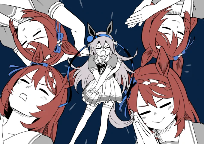 抜け出せへんッ!!
#ウマ娘 
