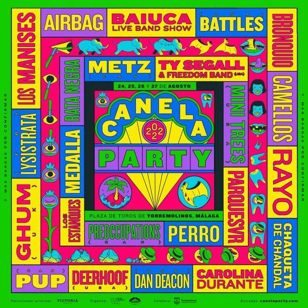🇪🇸 Lysistrata sont annoncés à Canela Party 2022, en la très bonne compagnie de Metz, Ty Segall &amp; Freedom Band, Deerhoof…