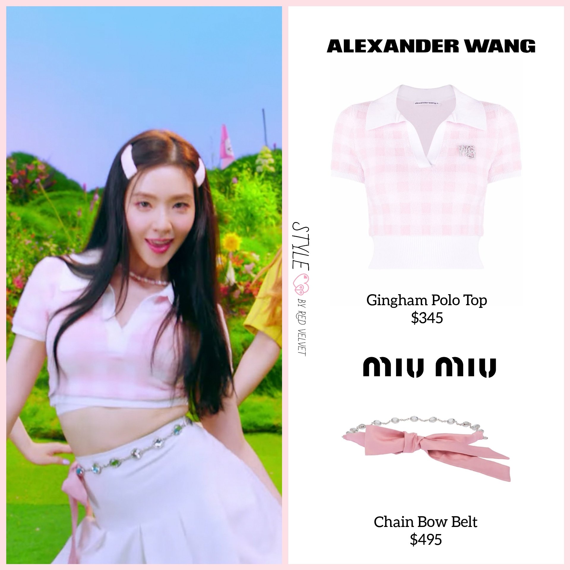 miumiu 猫 リュック red velvet Irene アイリーン