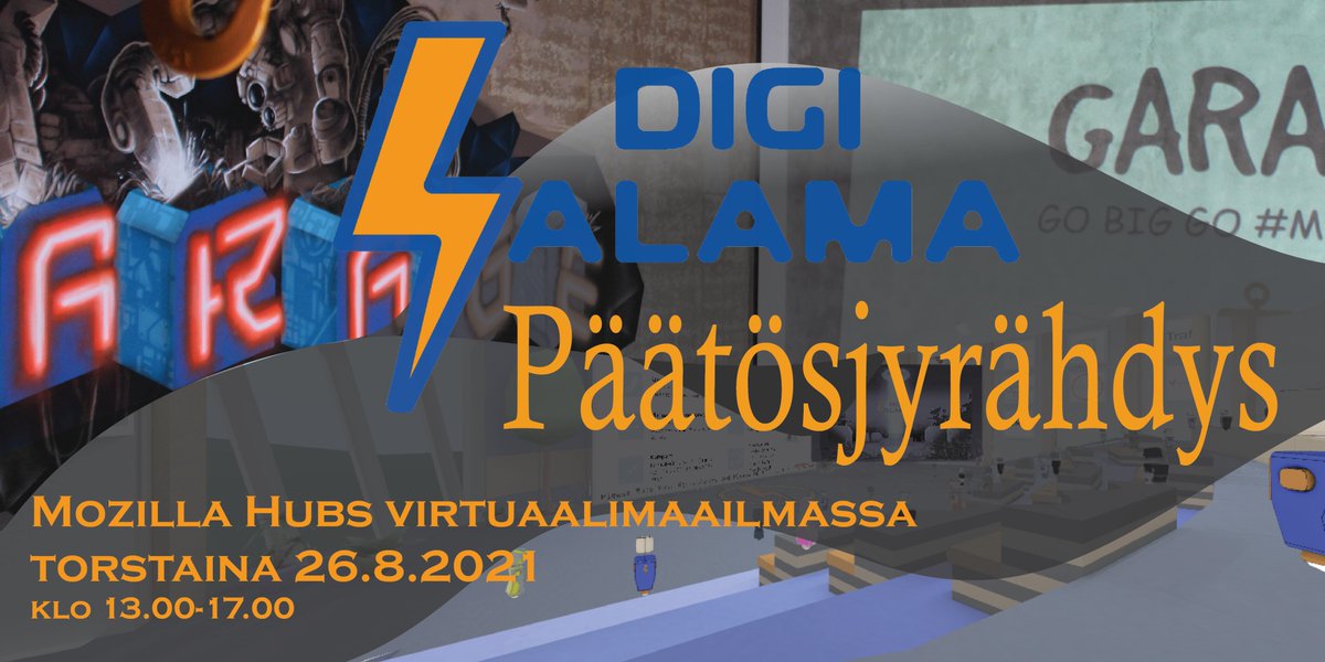 Hankkeen viimeinen virtuaalitapahtuma ensi viikolla! Huippuvieraat ja ennen kaikkea mielenkiintoinen paneelikeskustelu, jossa tarkastellaan Kestävästi kohti kilpailukyä teemaa Tulevaisuuden tutkija Risto Linturin puheen siivittämänä. Ilmoittaudu nyt!

eventbrite.fi/e/160511212357