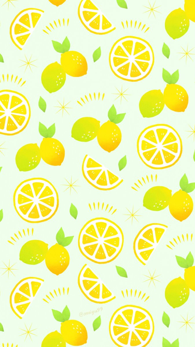 Omiyu お返事遅くなります على تويتر レモンな壁紙 Illust Illustration 壁紙 イラスト Iphone壁紙 レモン Lemon 食べ物