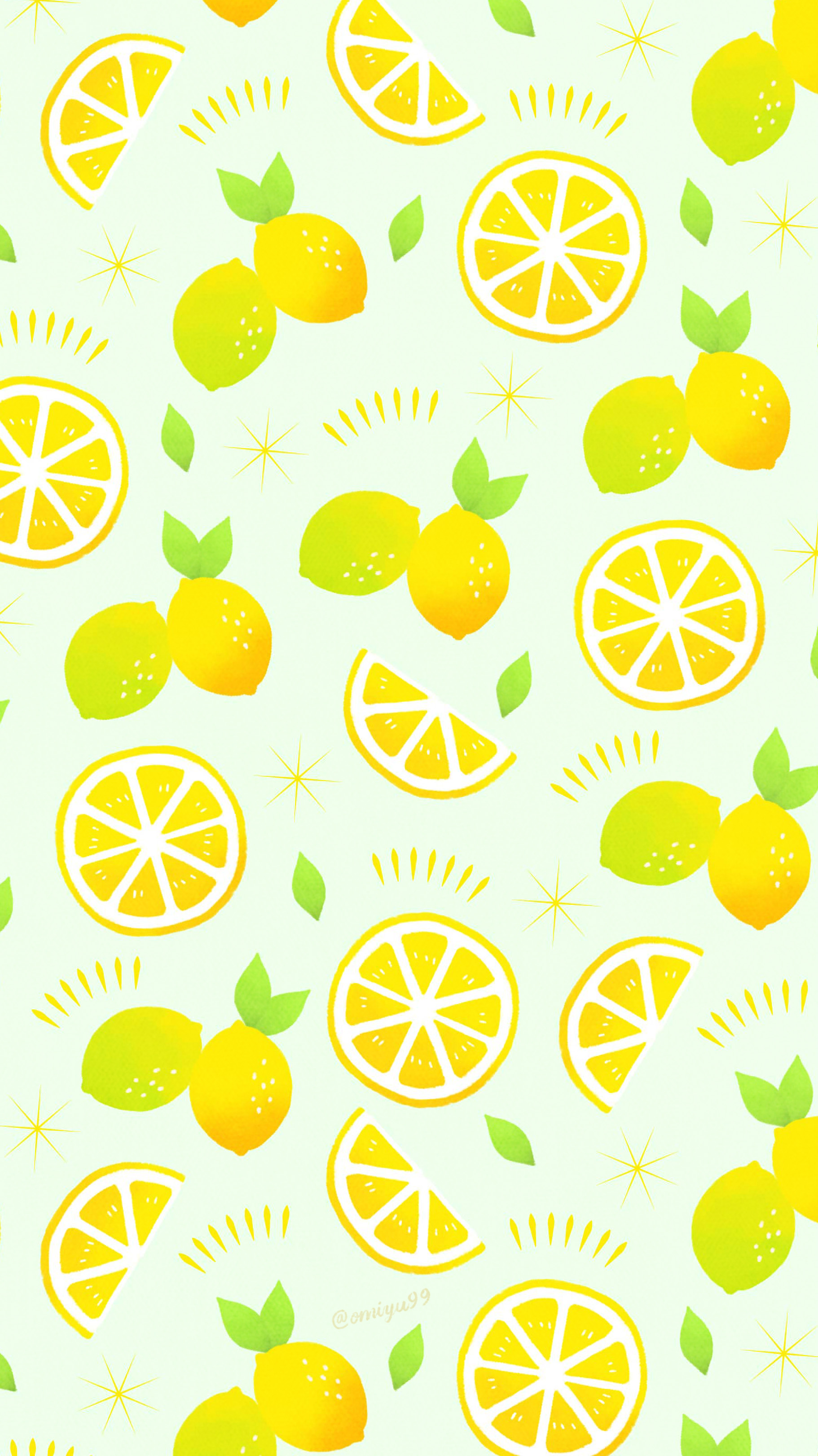 Omiyu お返事遅くなります レモンな壁紙 Illust Illustration 壁紙 イラスト Iphone壁紙 レモン Lemon 食べ物 T Co Aqgkzgjwwx Twitter