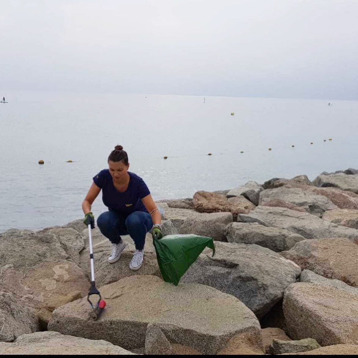 #Summer gets very busy on #Barcelona’s city #beaches. 🗑 So our #superhero team helped clean the beaches from plastic bottles, fisher nets and various smaller parts of plastic that endanger the #environment! ♻️ Want to join our regular beach #cleanings? 🏖 Drop us a message! ✉️