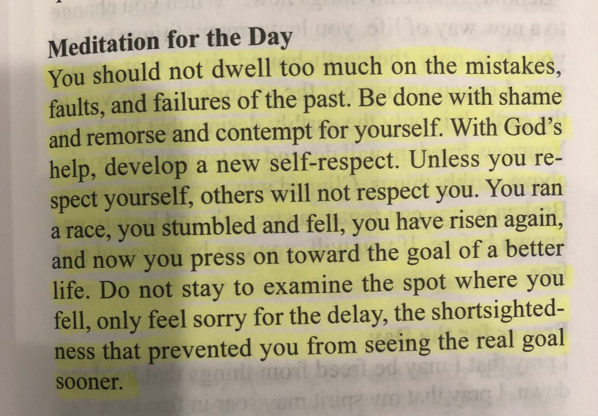 SoberMike3's tweet photo. The past is just that. Have I learned from it and cleaned up my part to the best of my ability? That is what can help someone else today. #RecoveryPosse https://t.co/lnnBLqdBK5