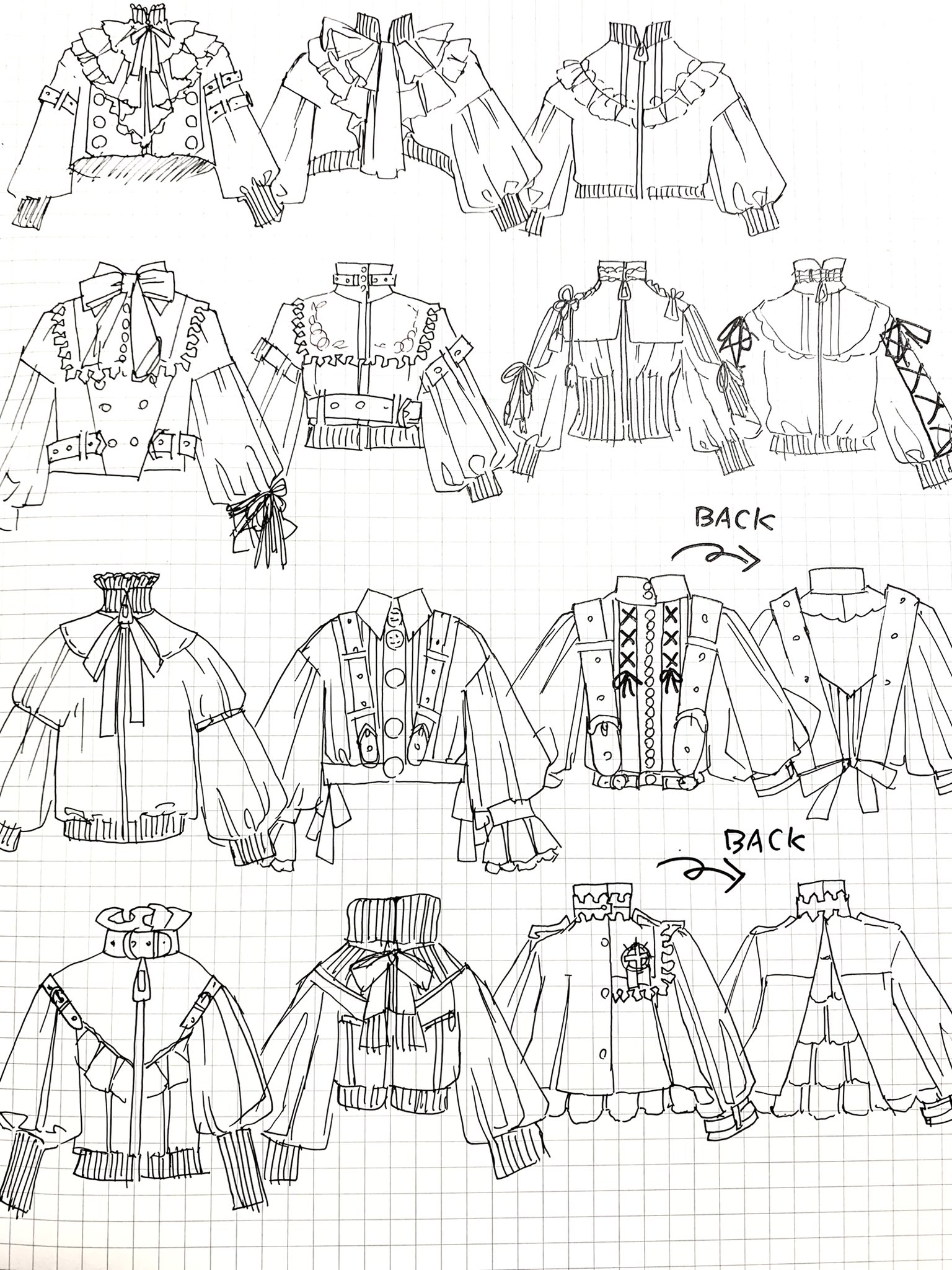 تويتر 中山 初夏 お洋服とお絵描き على تويتر イラストの為のお洋服のアイデア ブラウスとブルゾン詰め 合計29着描きました 良かったら見てってね ファッションイラスト お洋服 アイデア T Co Rpktpyahxq
