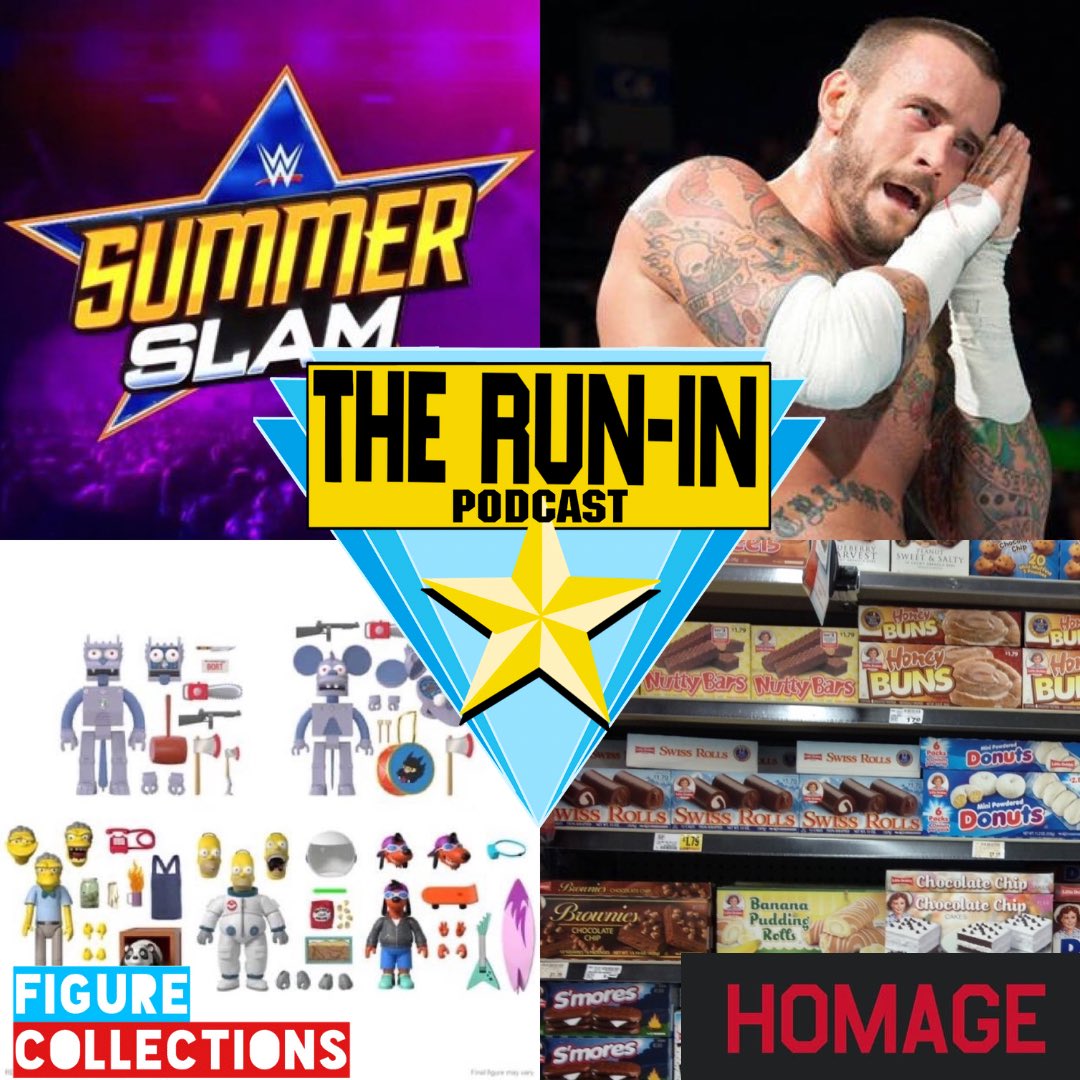 runinpodcast's tweet image. 👊It’s Clobberin’ Tiiiiiiime👊
This week 👇
- upcoming AEW Rampage
- Summerslam picks and preview
- Latest action figure news
- Power ranking Hostess/Little Debbie snacks
- &amp;amp; a ton more! 

Apple
podcasts.apple.com/us/podcast/the…

Spotify
open.spotify.com/episode/5UdsK3…

Or runinpod.com