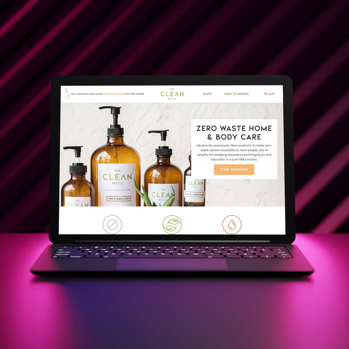 Oh hey, it's website launch Friday! @thecleanrefill.co is a *new* business with a *new* concept of helping the every day consumer reduce home and body care waste. Check them out: thecleanrefill.co