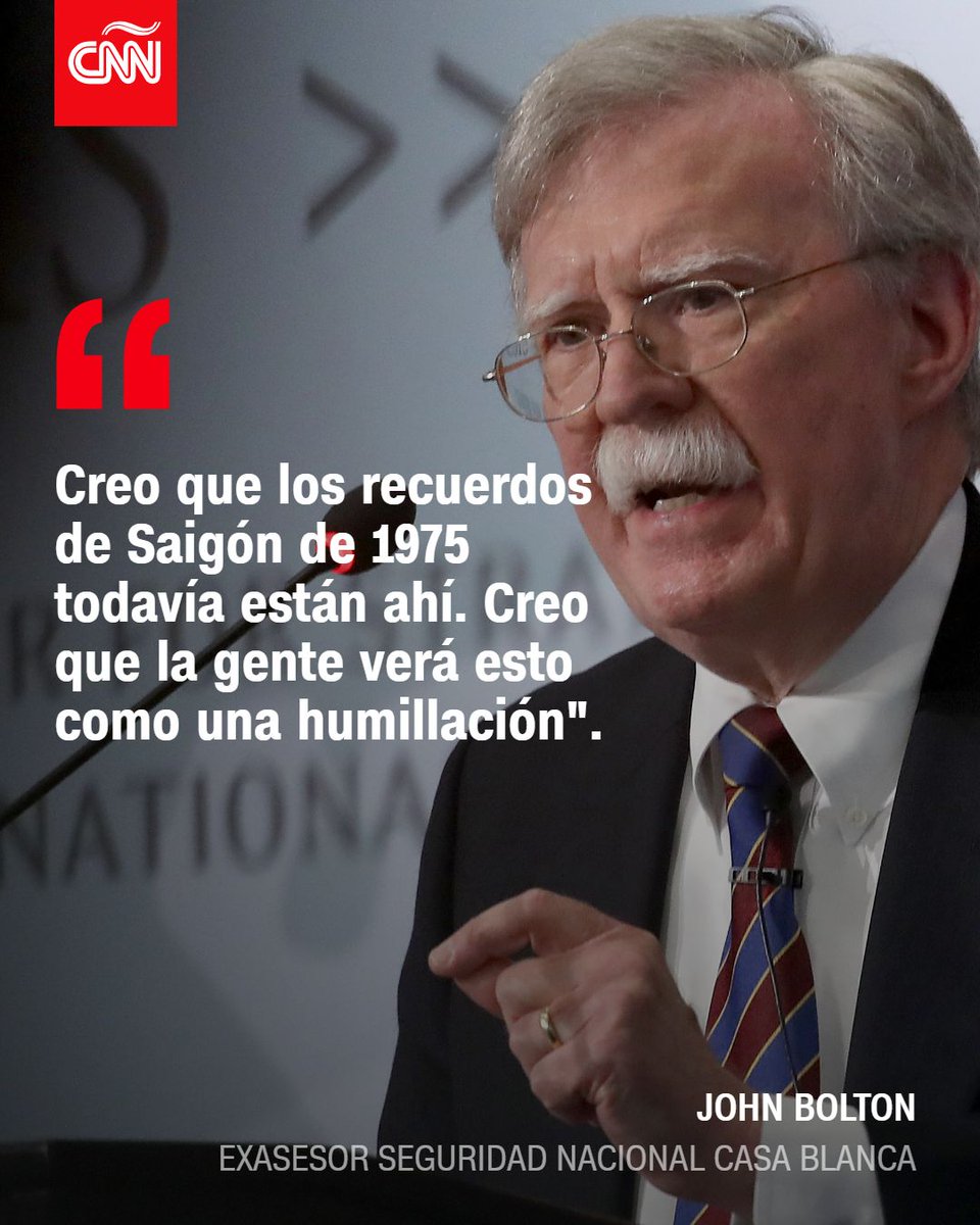 CNNEE's tweet photo. ¿Cuáles son las consecuencias y el impacto en el mundo de lo ocurrido en #Afganistán? @oppenheimera lo analiza con John Bolton, exasesor de Seguridad Nacional de Donald Trump. Este domingo en #OppenheimerPresenta a las 8 p.m., hora de Miami. https://t.co/Yom9Uvw4HN https://t.co/rhBfDX9qNY