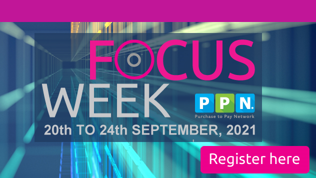 p2pnetwrk's tweet photo. Join us for our Focus Week on 20th - 24th September where we'll be taking an in depth look at the latest trends, technology and cultural shifts around #P2P https://t.co/Jsdu8E5twP #accountspayable #einvoicing #FocusWeek21 https://t.co/GnNdVNh67O