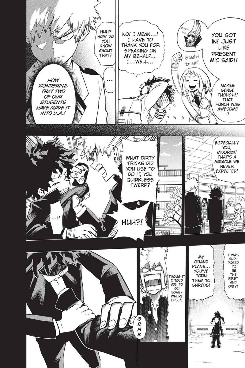 btw, i found it! the panel where izuku and ura and talking and katsuki glares at them 