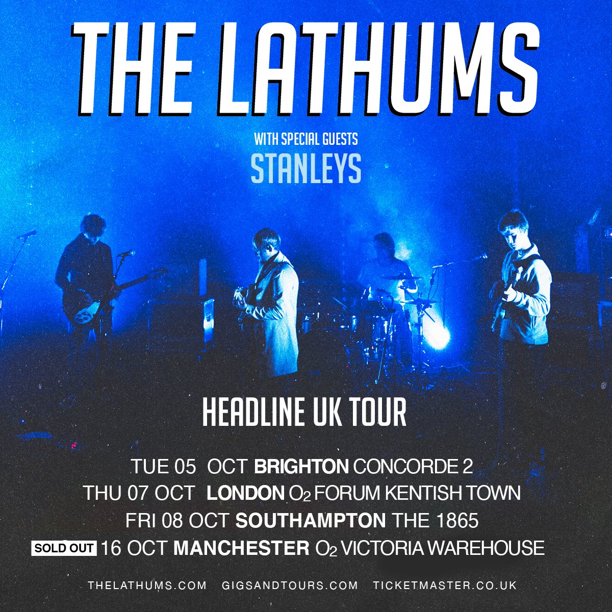 Stanleysband_'s tweet photo. We're delighted to announce that we'll be joining The Lathums for 4 dates of their upcoming headline tour, including a sold out night at Manchester's Victoria Warehouse x

The last few tickets are available from the link below: 
https://t.co/ORl35WOW3D https://t.co/L2Ig8i8jNl
