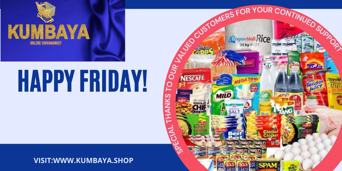 KumbayaShop's tweet photo. Happy Friday !!! From the Kumbaya Team !!! Place your orders for next week !!! #doortodoordelivery #covidsafetyprecautions https://t.co/OiM2tlHZd0