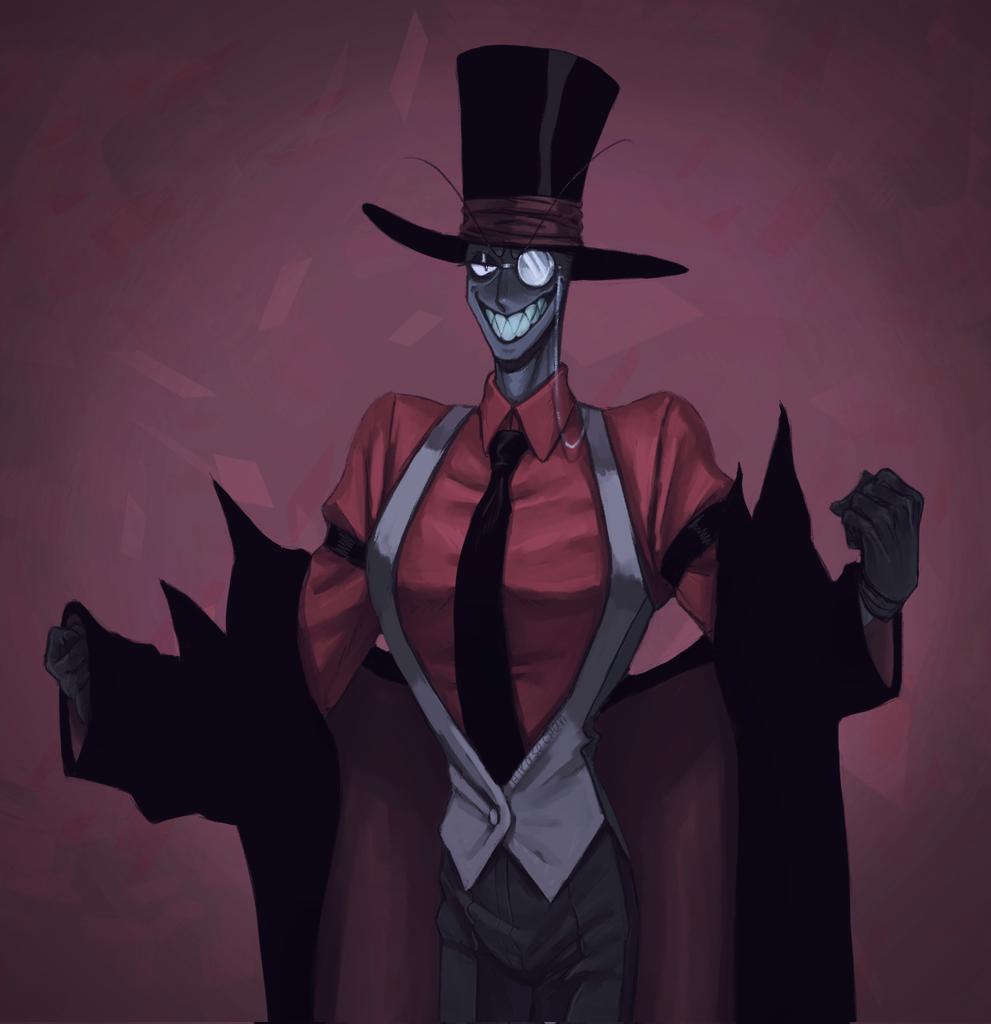 Hikase555's tweet image. Wanted to redraw some of my favorite frames with Black Hat 🖤