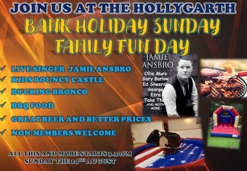 All welcome #singer #familyfun #ilkley #benrhydding #buckingbronco #BBQ #music #bankholidayfun