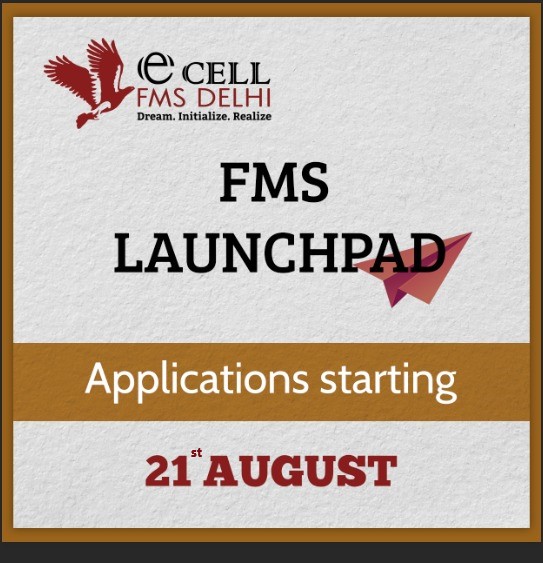 FMS_Delhi's tweet photo. Entrepreneurship Cell, FMS Delhi presents FMS Launchpad, a unique mentorship for FMS students, who also aspire to be entrepreneurs.
Stay tuned for further updates!
#FMSDelhi
#RedBuildingOfDreams
#LifeAtFMS
#entrepreneurs
#startup https://t.co/TUAUffuDYf