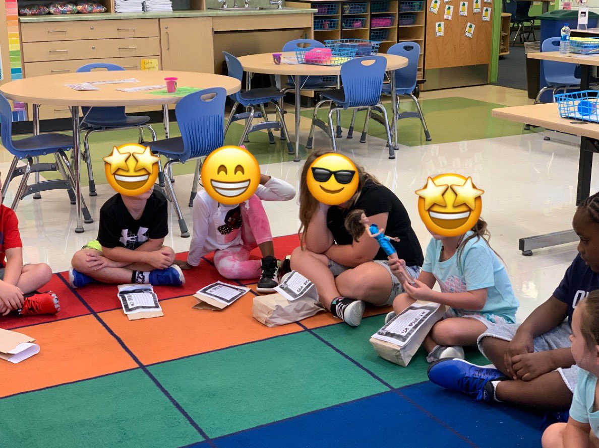 Our newest first grade falcons loved sharing something special from home to tell each other more about themselves. Building community is what it is all about! @MsCihonTeach @Hamilton_FW #believebeintentional