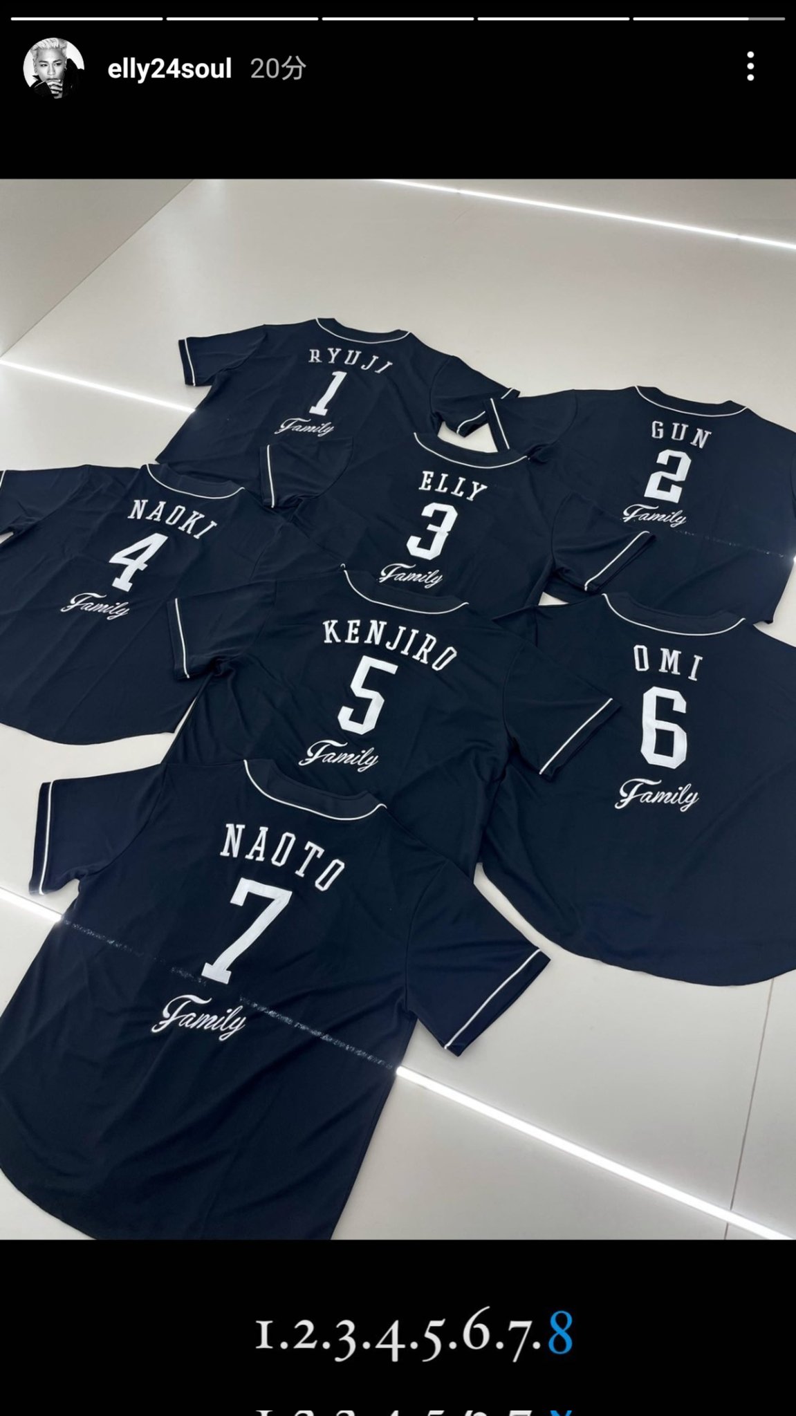 ELLY produce10th anniversaryJSBベースボールシャツ 三代目 J SOUL BROTHERS ベースボールシャツ 新品未開封 ELLY