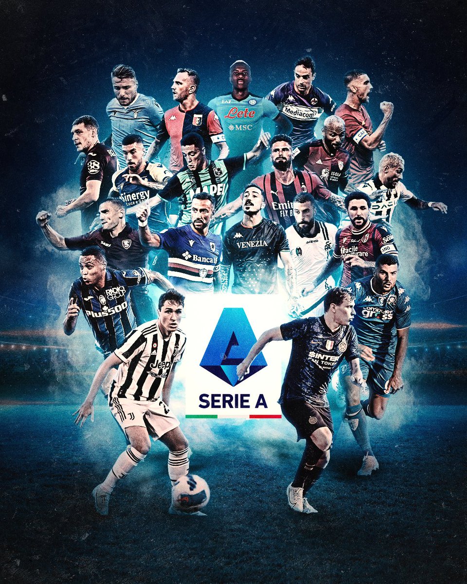 Lega Serie A on X: "THRILLS are back, 90-minutes ADRENALINE is back, CALCIO  is back. ⚽🤩❤️ Let the #SerieATIM 2021/2022 begin! 🔥🔝 #WeAreCalcio  https://t.co/JzHfqsnRDD" / X