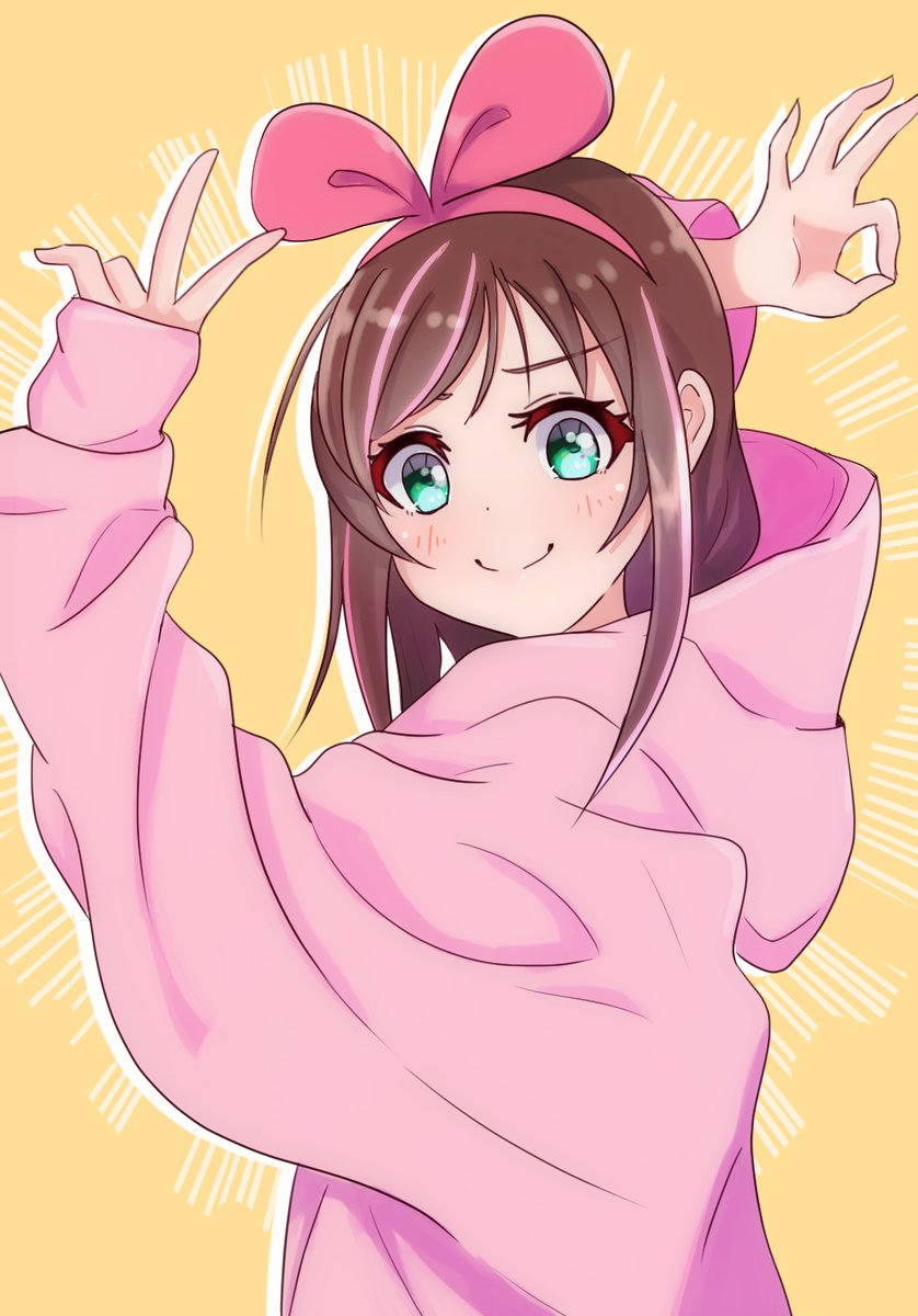 キズナアイ 「引きこもり絶対ジャスティス

#きずなーぽすと #キズナアイ 」|ヒルネルのイラスト