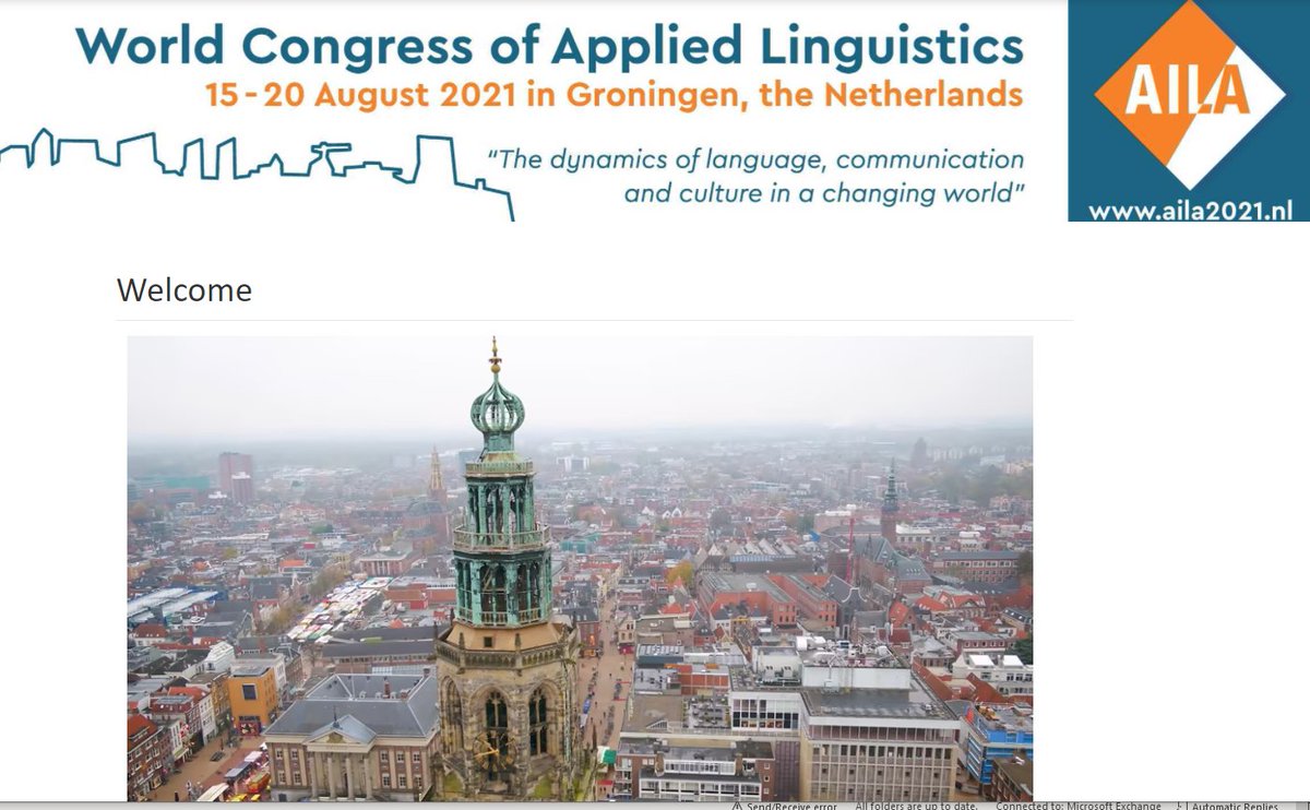 dobrochnafutro's tweet photo. A great experience of presenting my @UofGSMLC @UofGArts @sgsah research @AILA2021NL & #S131 ReN: Creative Inquiry & Applied Linguistics: Researching communication with, into & through the arts conv. @JessMaryBradley Emilee Moore Lou Harvey. Even 7:30 start was somehow manageable https://t.co/7kwOIHghpG