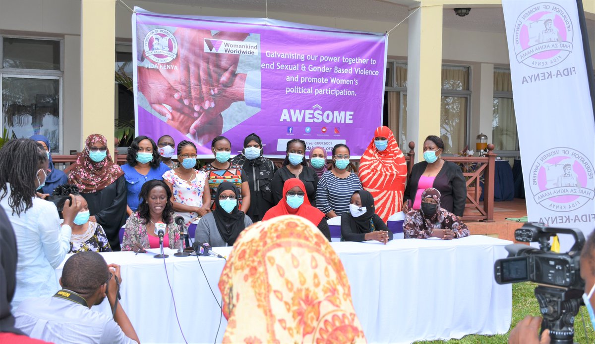 fidakenya's tweet image. The Newly Constituted Coast Women Rights Movement address the press calling for the elimination of #SGBV in Kenya, &amp;amp; the need for a continued leadership and governance reform process that was initiated by our current Constitution. #ProjectAwesome #WomenPower