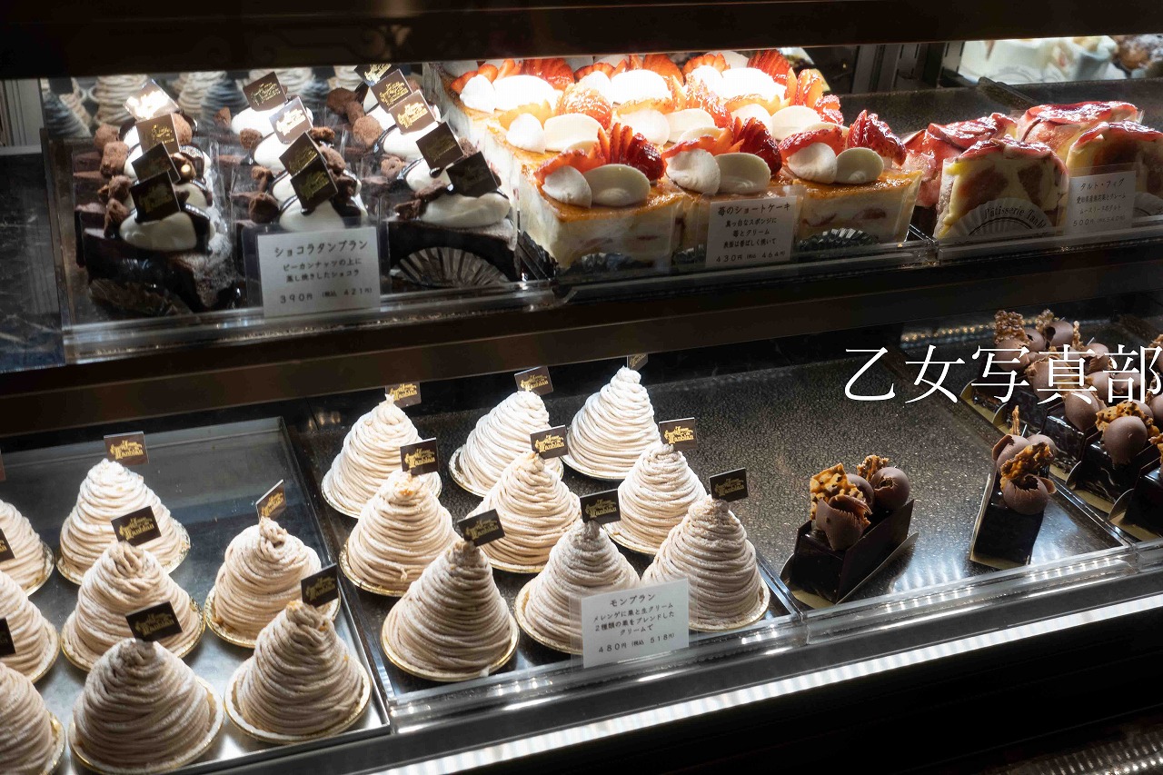 乙女写真部 タンブラン 四日市市 四日市のケーキ屋さんへと モンブラン シュークリーム タルト 焼き菓子三種類を食べてみましたがそつなく美味しいといったところでしょうか もう一つ心躍るものがない また機会があれば ほかのケーキも食べ