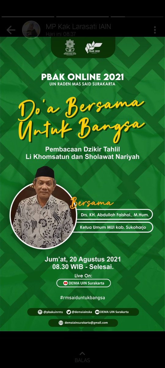 wkhyuni's tweet photo. Do'a bersama untuk bangsa ✨

#RMSAIDMUDAUNTUKBANGSA https://t.co/avxsDqlUy7