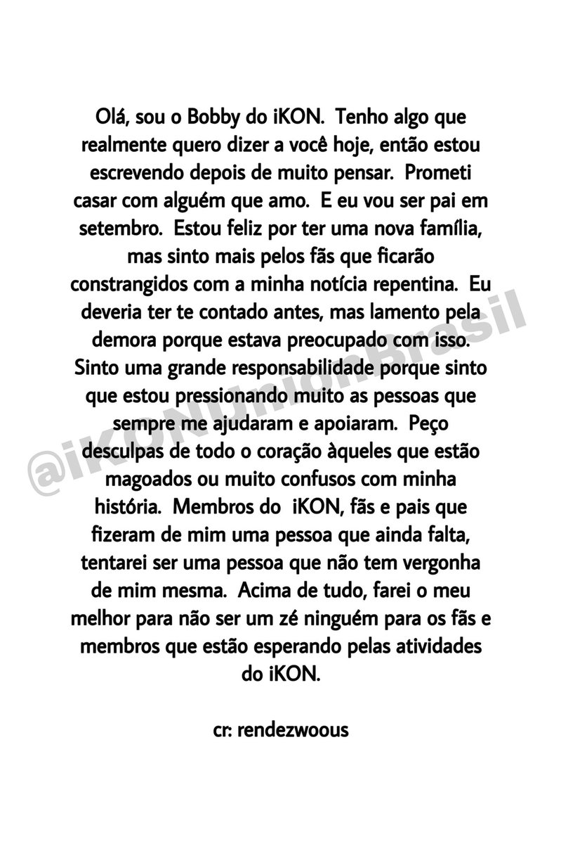 iKONUnionBrasil's tweet photo. [ TRAD | CARTA ] #BOBBY 

Tradução da carta do Bobby no instagram 

#iKON #아이콘 @YG_iKONIC https://t.co/H2TDDtffZI