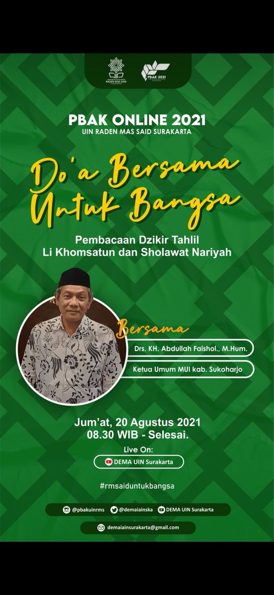 AnisaNi04388199's tweet photo. Siapa yang membaca sholawat untuk Nabi Muhammad SAW seratus kali, maka Allah akan merahmatinya seribu kali.
#rmsaidmudauntukbangsa https://t.co/oc6iMPf1jx