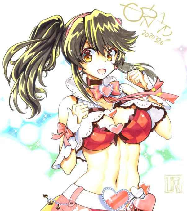 今日の色紙334日目昨日に引き続きリング☆ドリームから#星空こがねです。2枚目はスキャンしてなかった頃なので写真です。#描いた色紙なるべく毎日アップする#コピック #アナログ絵 #リングドリームリングドリームの絵もう一枚あるので明日公開します。 