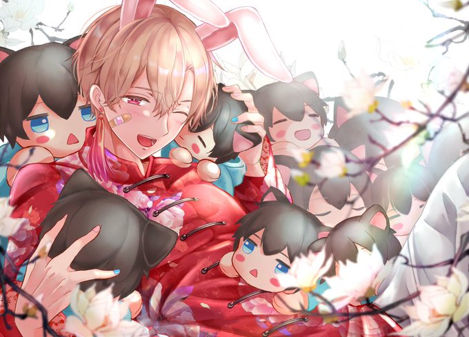 都くん遅くなったけどお誕生日おめでとぉ～!☺️🙌🐰🐱
 #ハレルヤベイビー
 #呉都生誕祭2021 