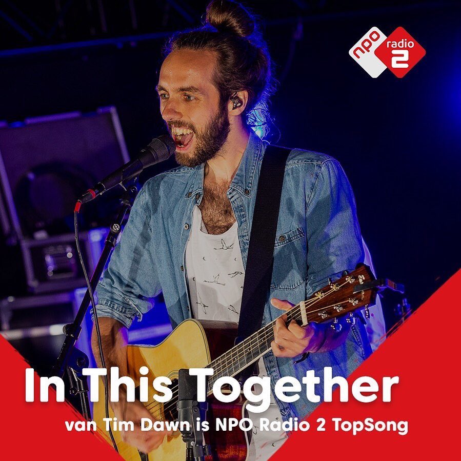 🙌Wauw wat gaaf🙌.
‘In This Together’ is deze week NPO Radio 2 TopSong❤️
#happycowriter 

Van harte <a href="/timdawnband/">Tim Dawn</a> en iedereen die betrokken is 💫