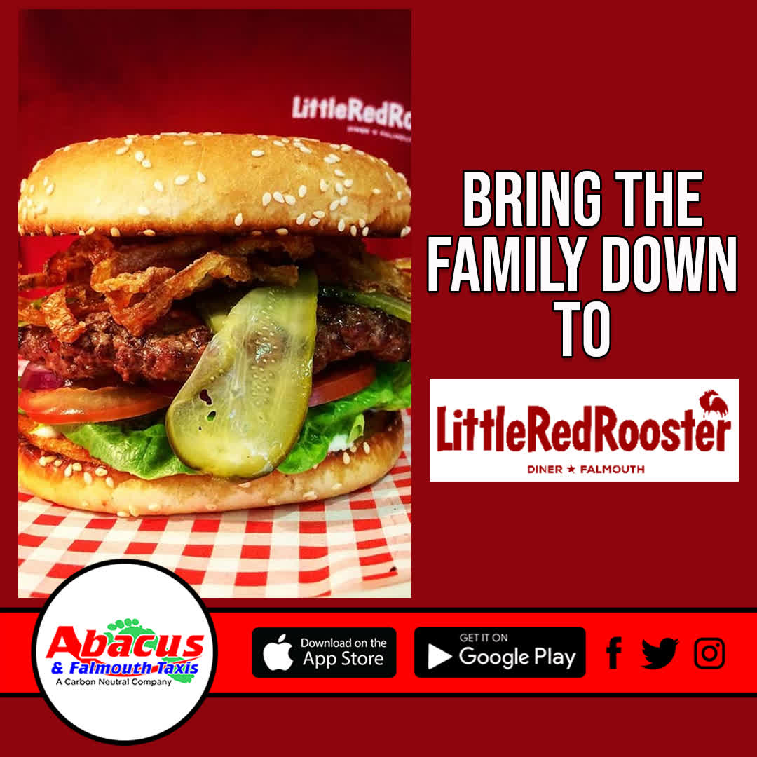 AbacusTaxis's tweet photo. How good does this burger look?! We love the food down at Little Red Rooster. Our drivers enjoy taking their families down! Get your table booked!
https://t.co/24bAvPi9D6
01326 212141
-
-
#abacus #falmouth #taxiservice #abacustaxis #falmouthuniversity #falmouthbeach https://t.co/aSwgd5UtPz