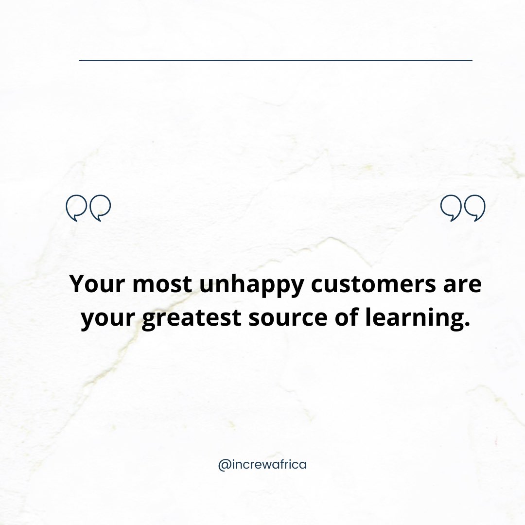 increwafrica's tweet photo. This is a fact!

#customerservicequotes
#customerservice
#customerexperience 
#customersuccess
#increwtips
#increwafrica https://t.co/YPYylGl9te