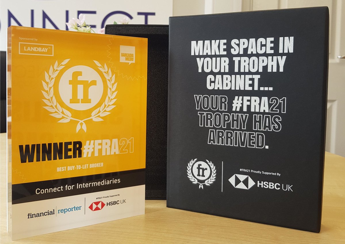 We are so proud to have won the "Best Buy-To-Let Broker" at the #FRA21! Thank you to everyone who has supported us, we will continue to maintain the highest levels of service!