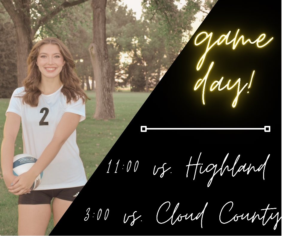 It’s time!!! 
GAME DAY! 
.
11:00 vs. Highland CC
3:00 vs. Cloud County 
.
📍Beatrice, NE
📻98.1 fm/1410 am
@Klaboria 
#goknights
