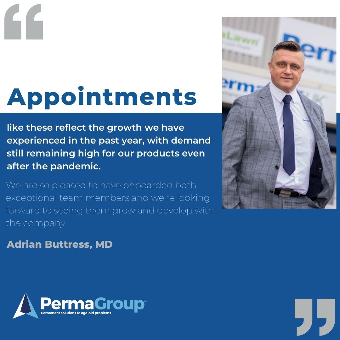 PermaGroupUK's tweet photo. ๐ฐ Hot off the press ๐ฐ
We recently made industry headlines when we welcomed two new starters to the #PermaGroup team as part of our ongoing plans for growth. Find out more about them in @BPmagUK: https://t.co/kPYlibJr6n
#Construction #FlatRoofing #PermaRoof https://t.co/vgQ1WL77fF