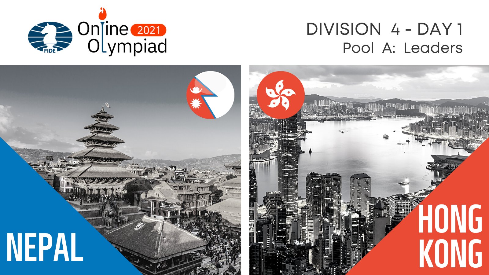 تويتر \ International Chess Federation على تويتر: "Hong Kong And Nepal Are  Leading Division 4 Pool A After The End Of The First Day Of The 2021 #Fide  Online #Chessolympiad, While Pool