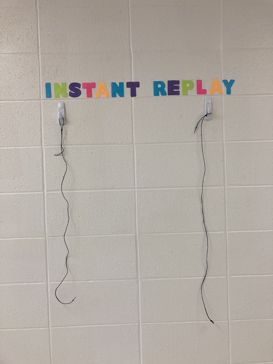 SteinbrinkLaura's tweet photo. My Instant Replay area is ready! For paper projects or printed digital projects that are so good they’re worth a 2nd look, I’ll clip them vertically. For digital work, I can run a highlight real of awesomeness periodically. Thanks, @lportnoy , for the idea in #GameOnBrainOn ! https://t.co/eRtt5tbXEM