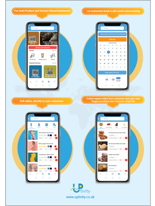 PyrexTalent's tweet image. We have created a number of mockups for our newest App, Just Sell. As you can see, our platform can be used for either product or service-based businesses.

#ecommerce #ecommercesolutions #webshop
#branding #socialmedia #fridaymood #onlinesales #saas