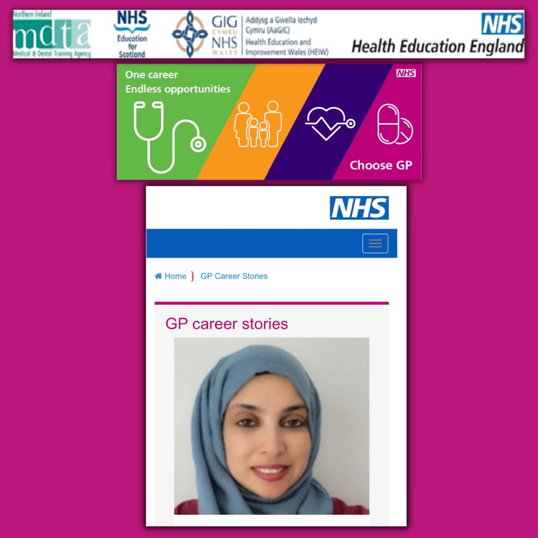 Thank you to @NHS_HealthEdEng for sharing my #GPTraining story 

There are many opportunities even in training - you are never “just” a #GPTrainee  

gprecruitment.hee.nhs.uk/choose-gp/GP-C…

#ChooseGP #WhyGP #TeamGP